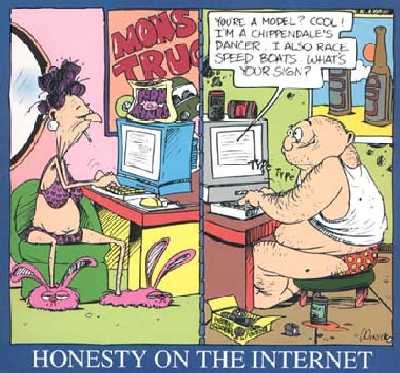 dishonest online chatters