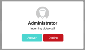 accept or decline the call